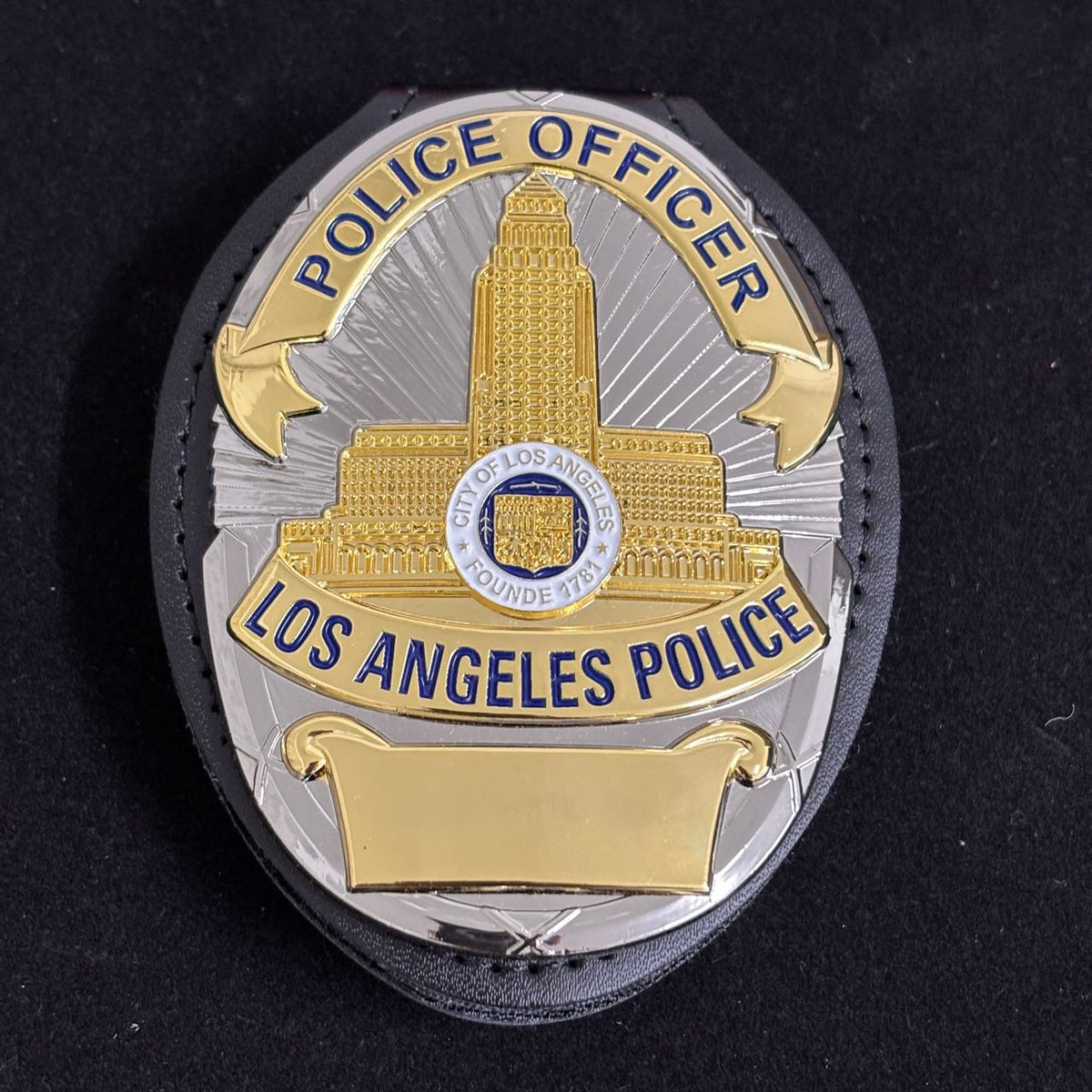 LAPD Los Angeles Police Office Badge Customizable Number
