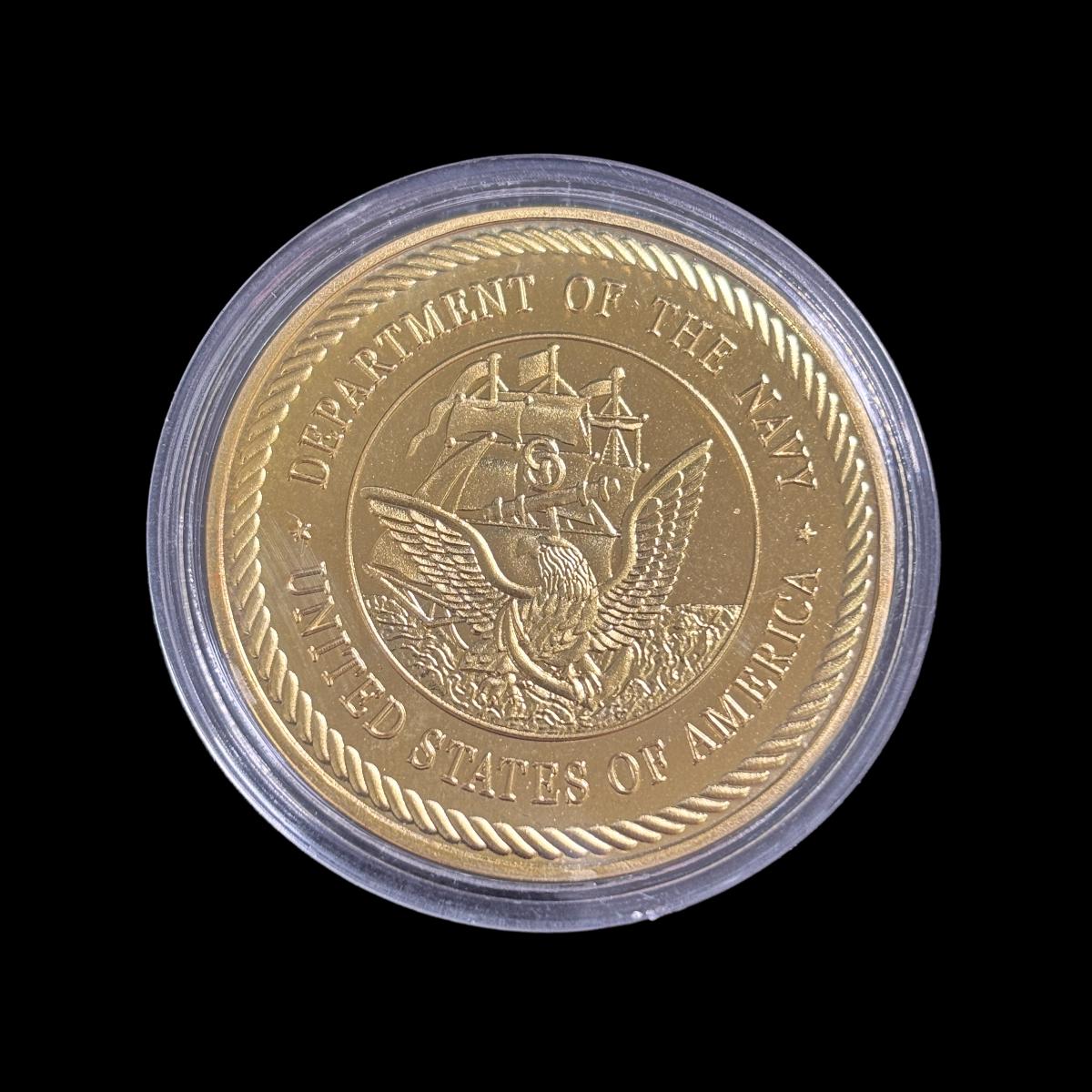 U.S. NAVY CHIEFS TRIED & TRUE Challenge Coin