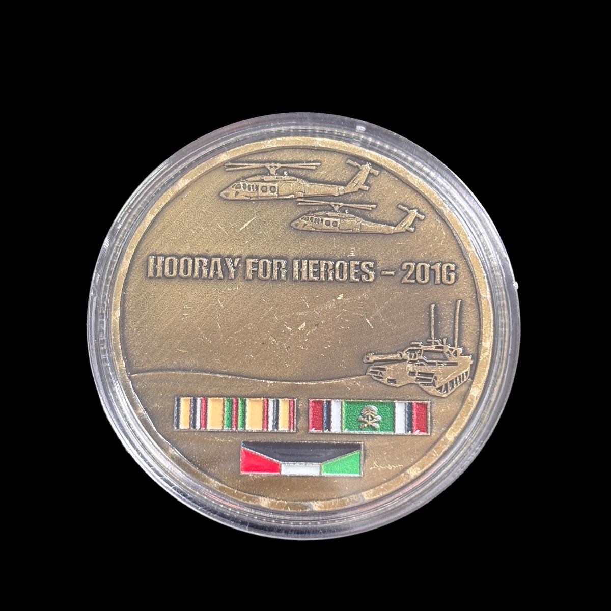 OPERTION DESERT STORM VETERAN KUWAlT Challenge Coin