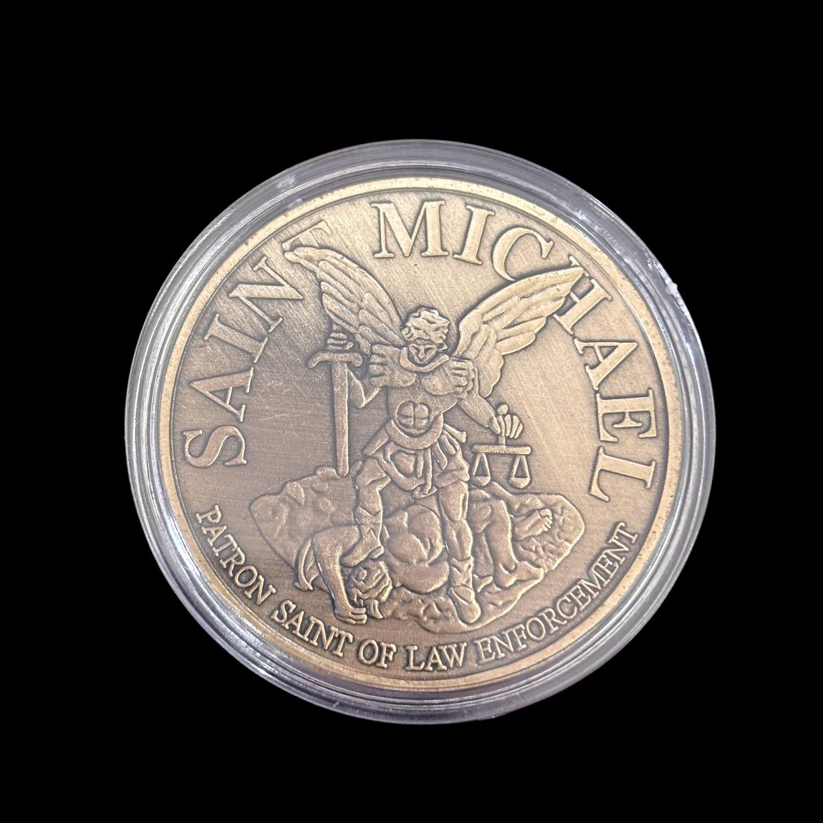 US CIA PATRON SAINT OF LAW ENFORCEMENT Challenge Coin