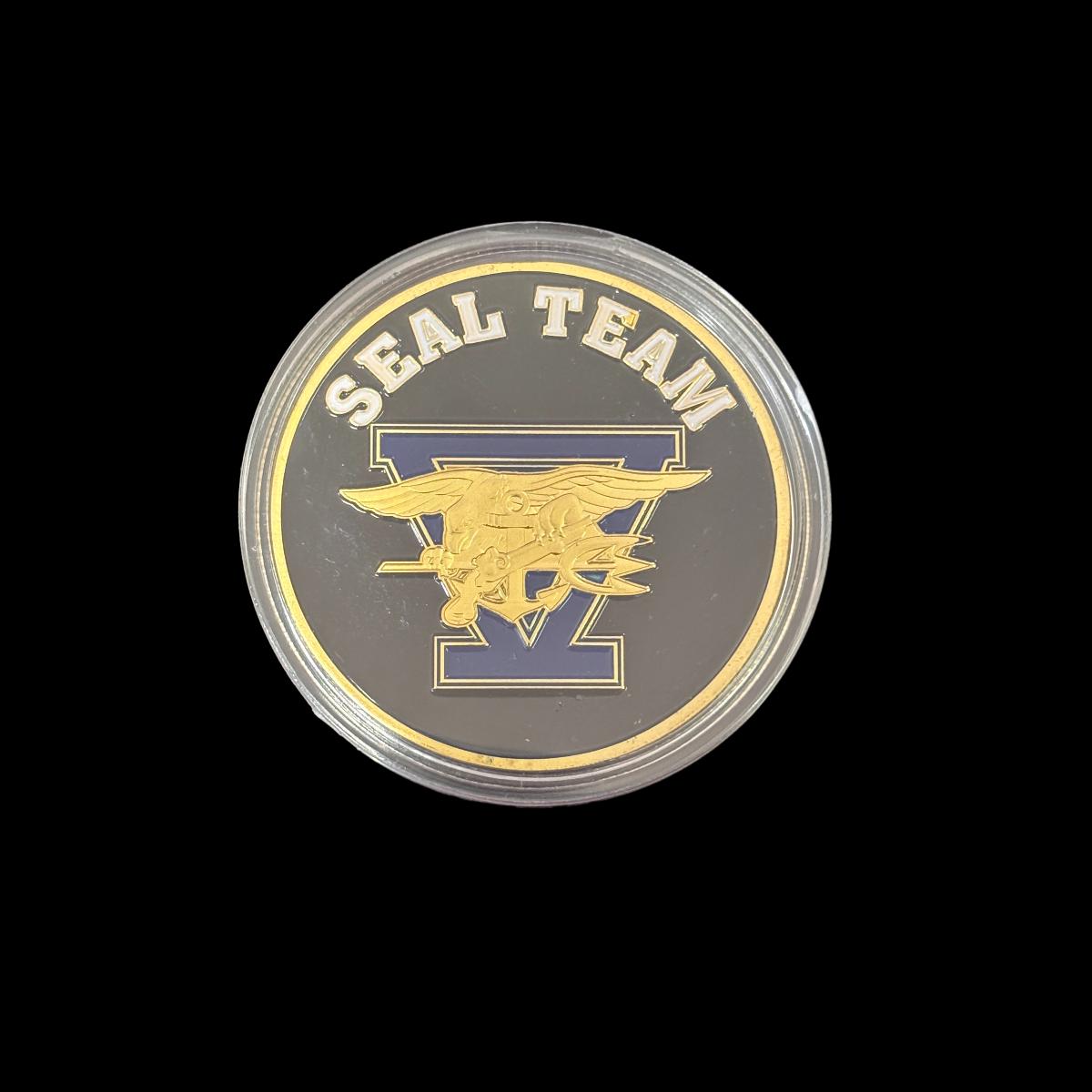 U.S. DEPT. OF THE NAVY SEAL TEAM Challenge Coin