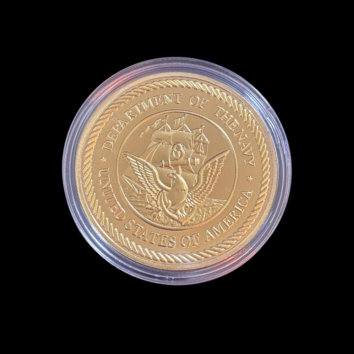 US DEPT. OF THE NAVY USSINDEPENDENCE Challenge Coin