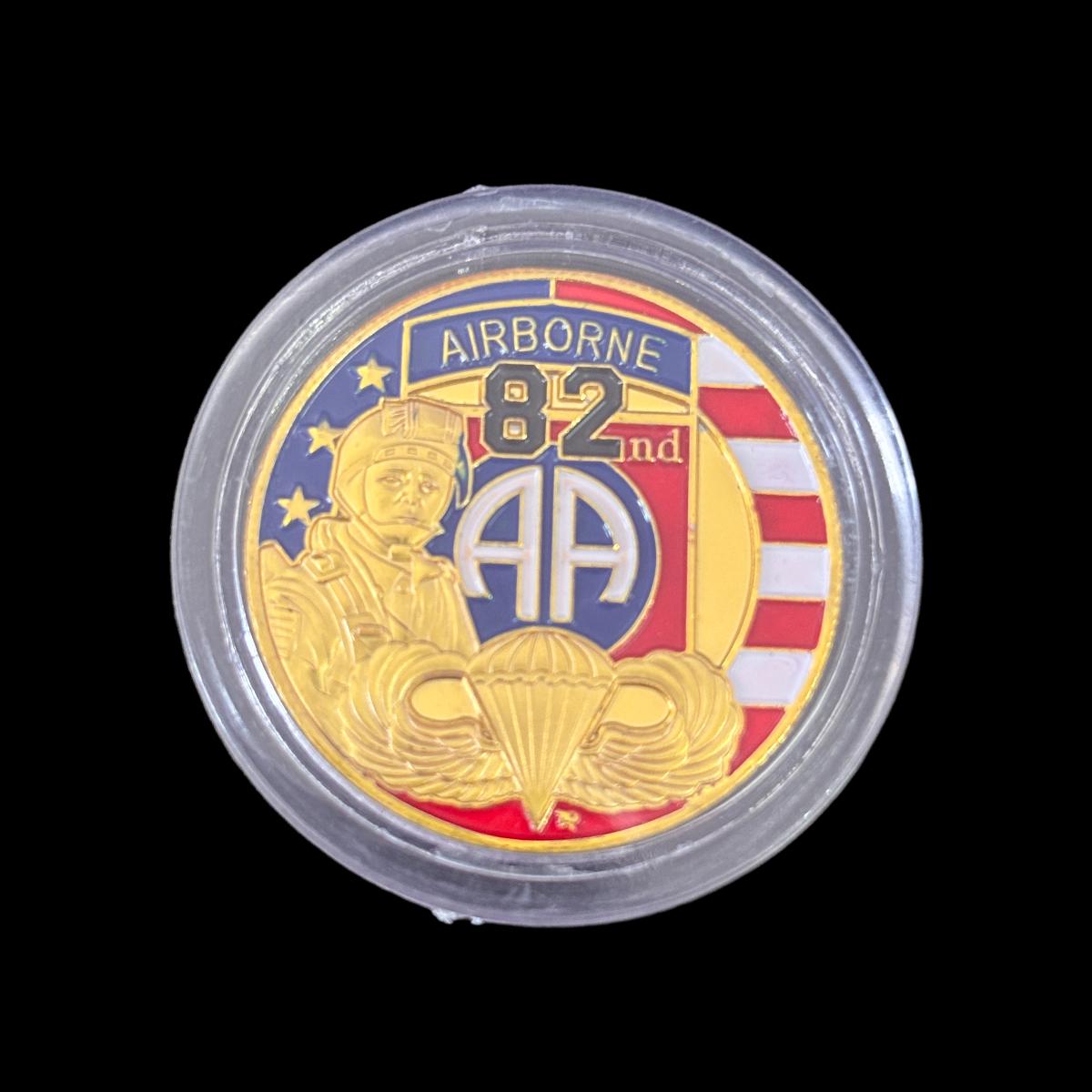 Buy 82nd U.S. Ary Airborne Challenge Coin! Eighty Second US Ary Buy 82nd U.S. Ary Airborne Challenge Coin! Eighty Second US Ary