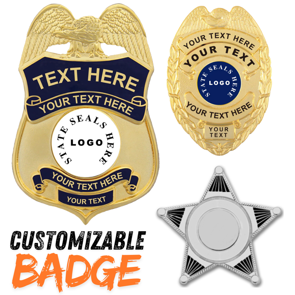 Custom police badges