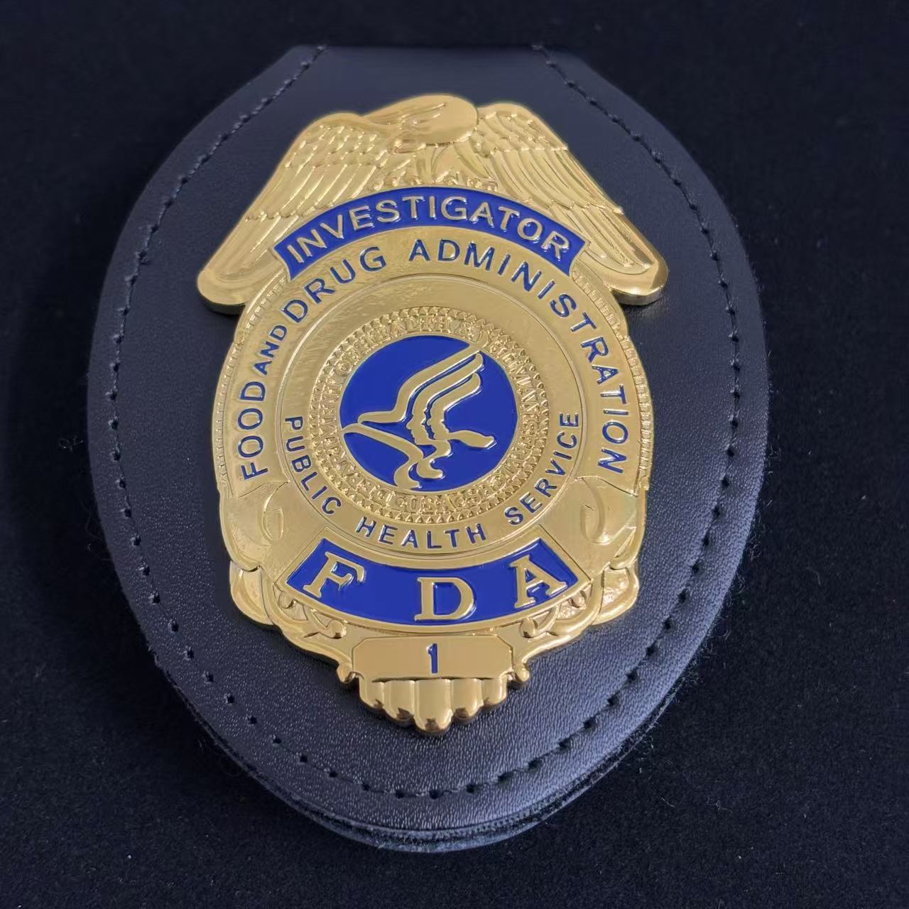 US Investigator FDA Badge Replica Movie Props #1