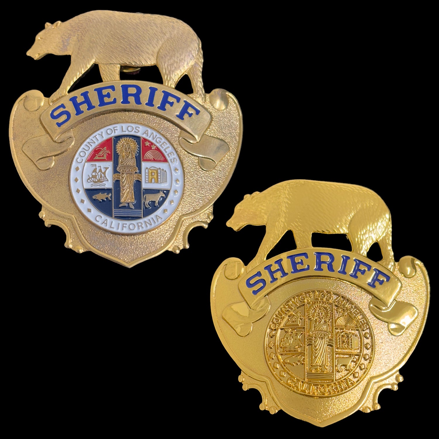 LADP Los Angeles County Sheriff Badge Replica Movie Props