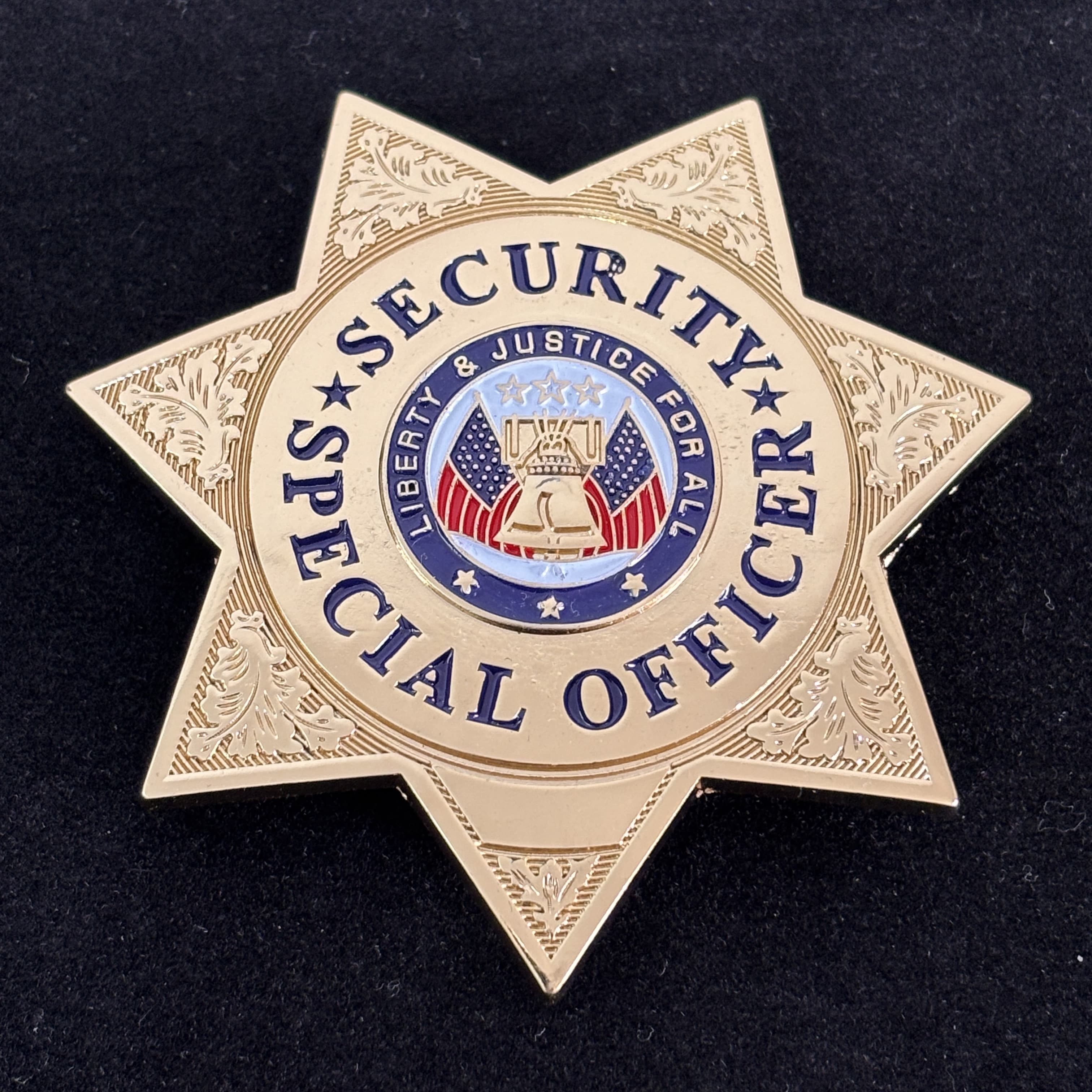 Liberty & Justice For All Security Special Officer Badge Replica Movie Props