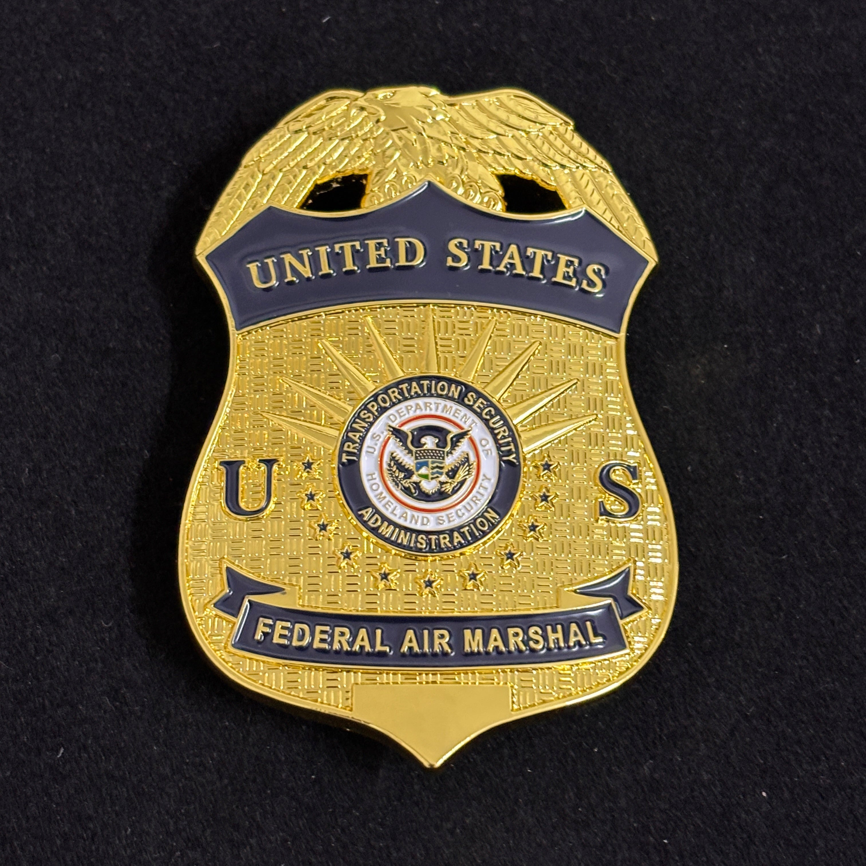 3 TSA U.S. Transportation Security Administration Badge Set Replica Movie Props