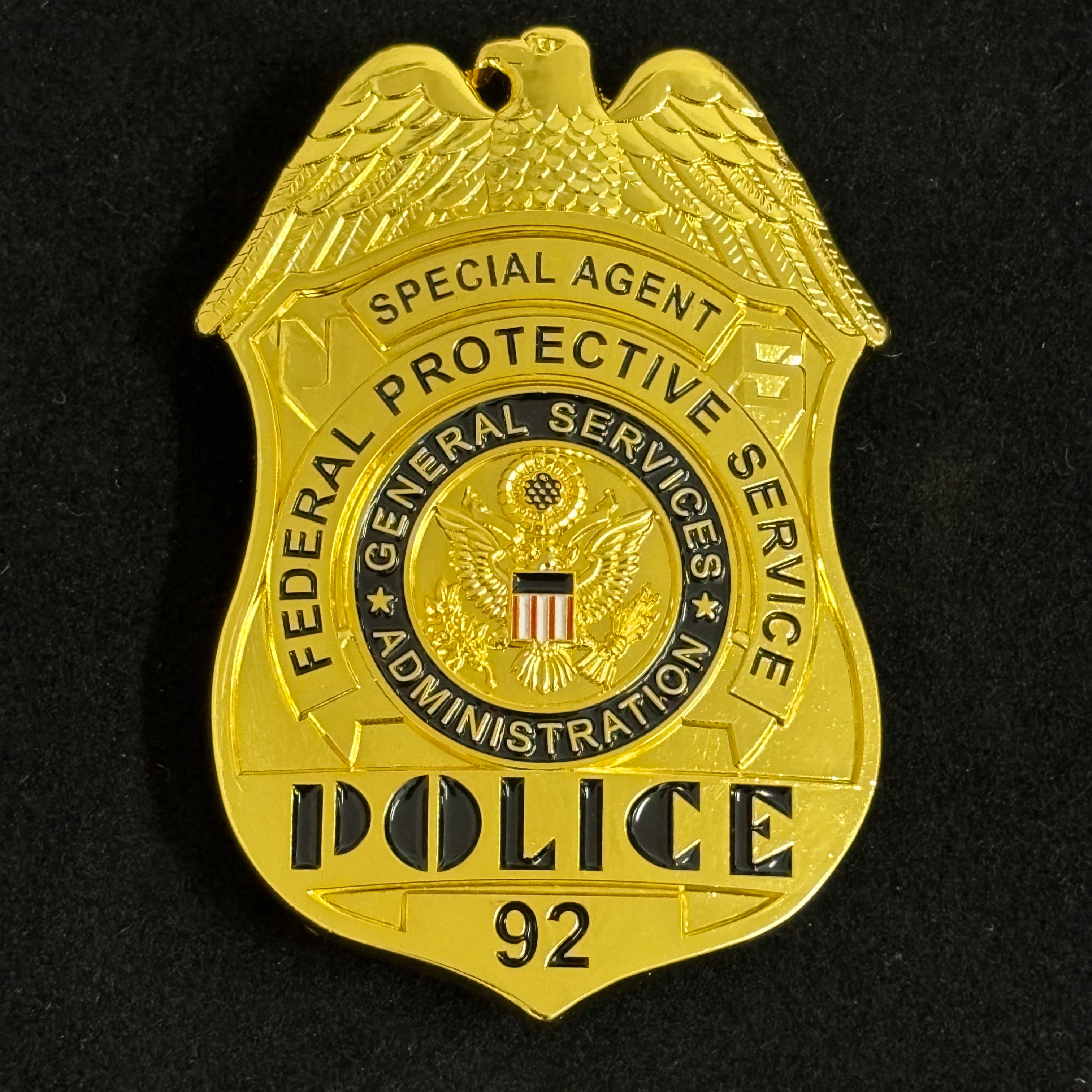 Special Agent Federal Protective Service Police BADGE Replica Movie Props With 92