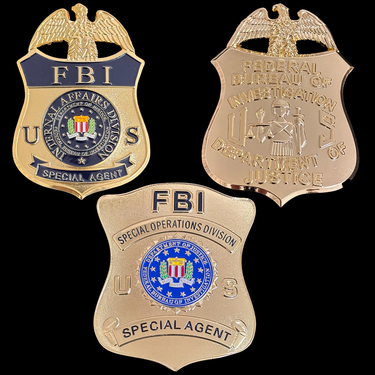 Fbi Vip Protection Badge Set
