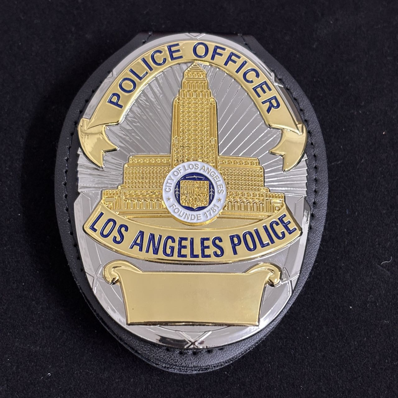 LAPD Los Angeles Police Office Badge Customizable Number