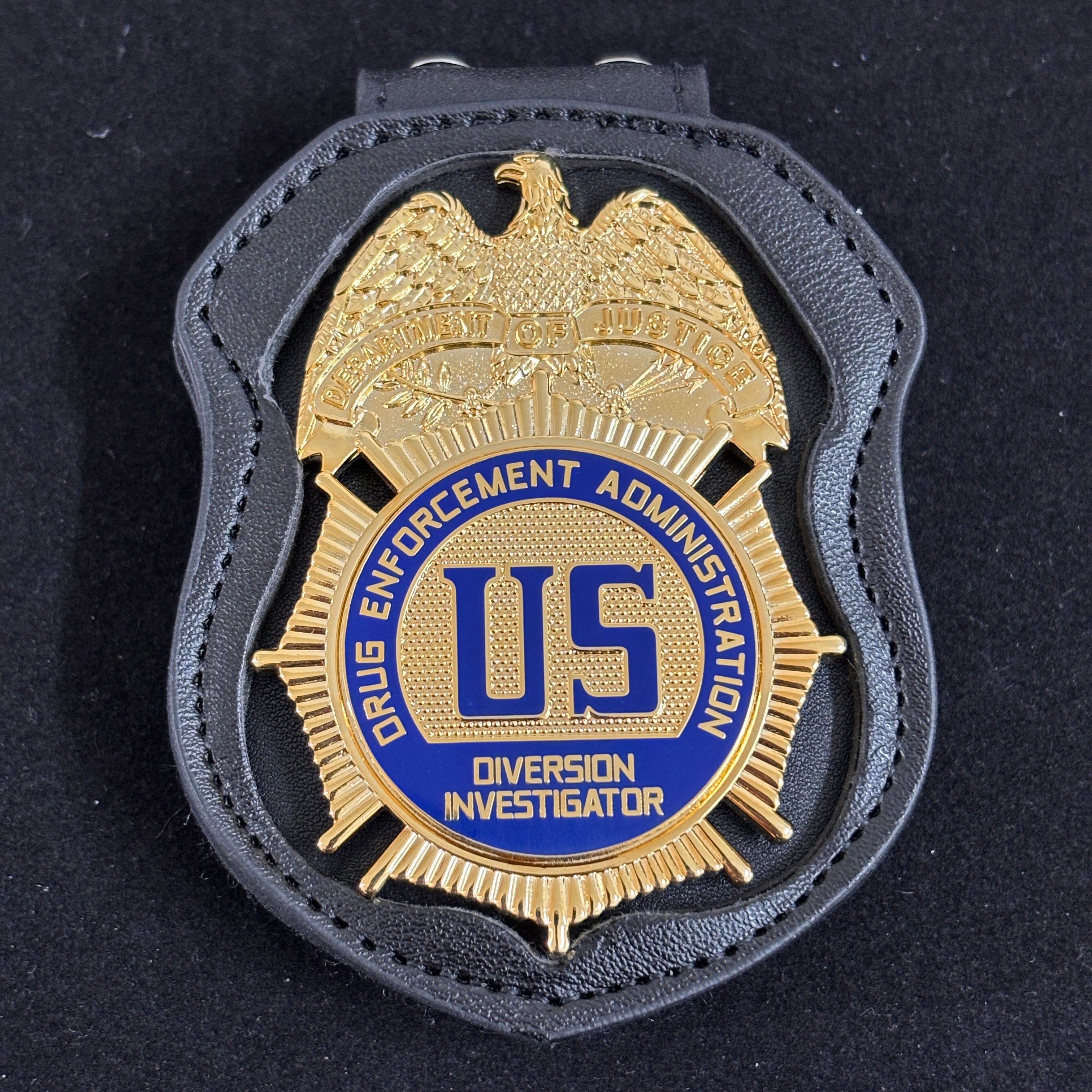 US DEA DI Diversion Investigator Badge Replica Movie Props