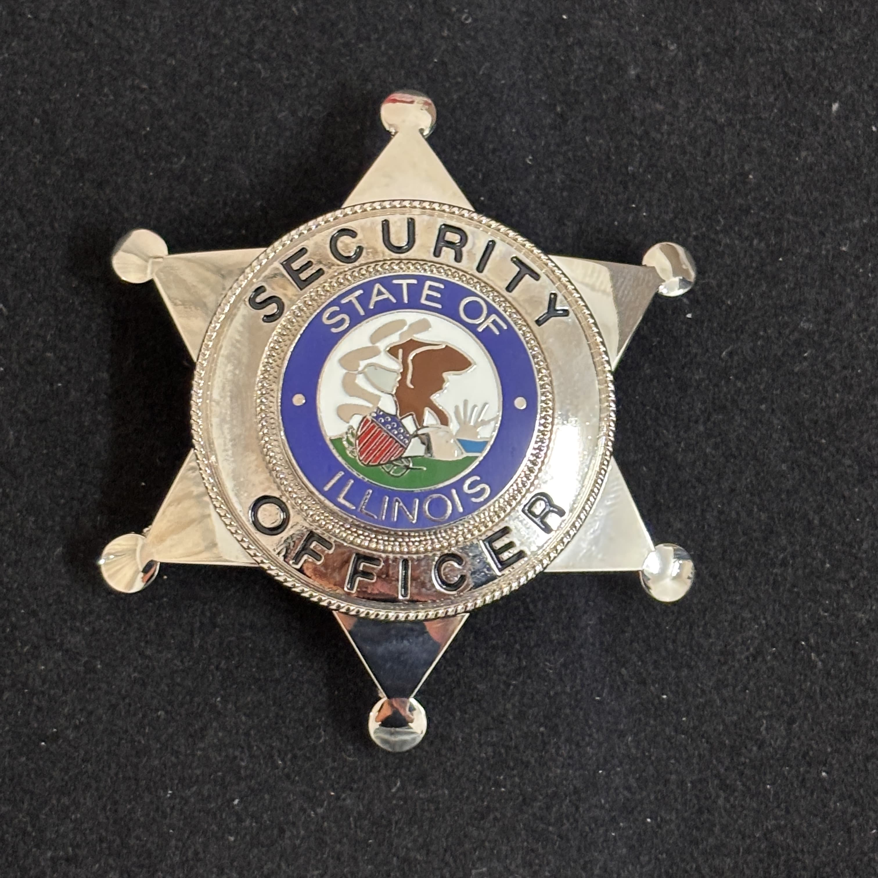 State of Lllinois Security Officer BADGE Replica Movie Props