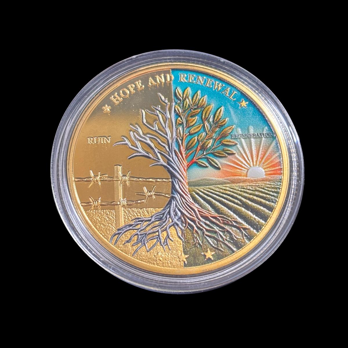 HOPE AND RENEWAL Challenge Coin