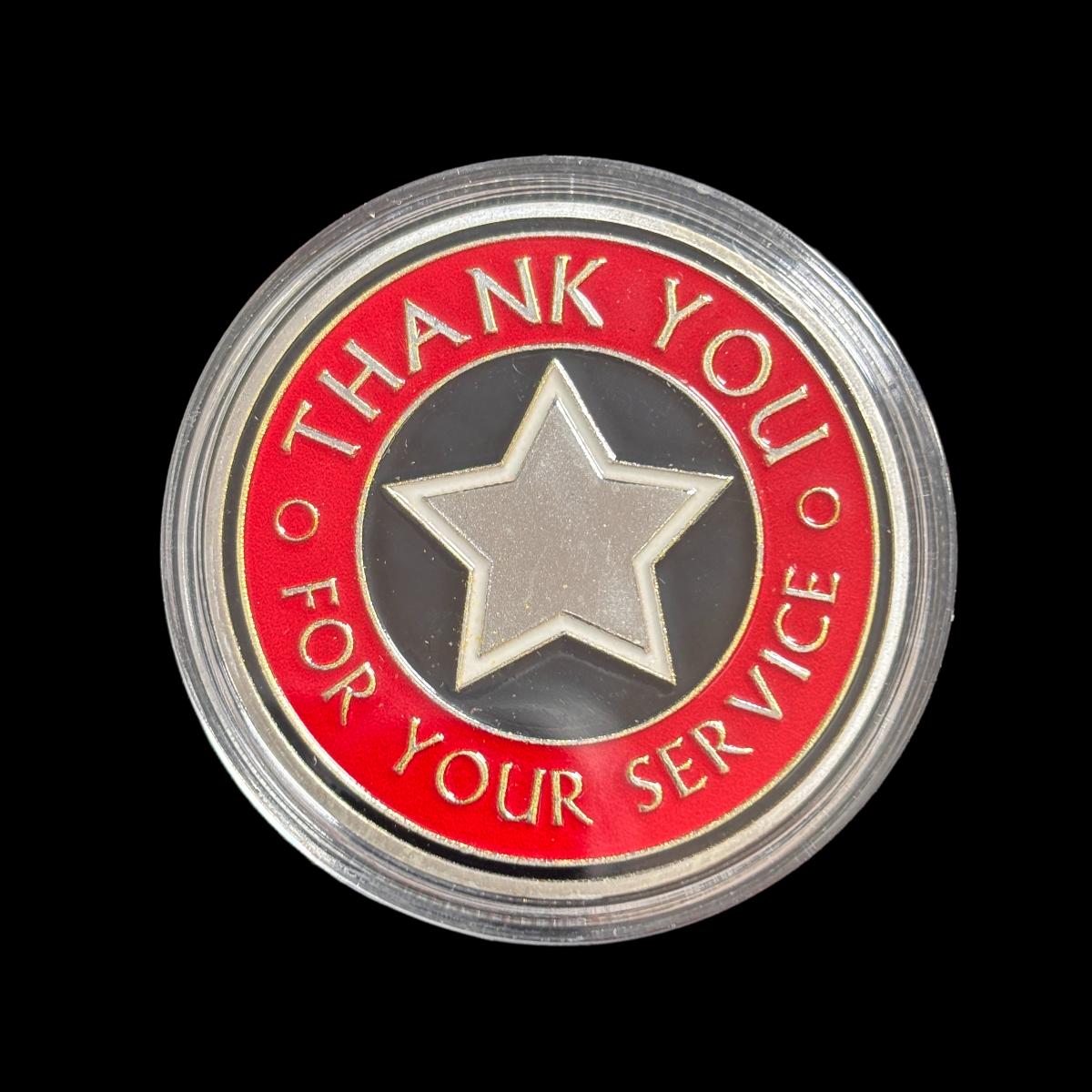 YOUR NATION PROUDLY SALUTES YOU Challenge Coin