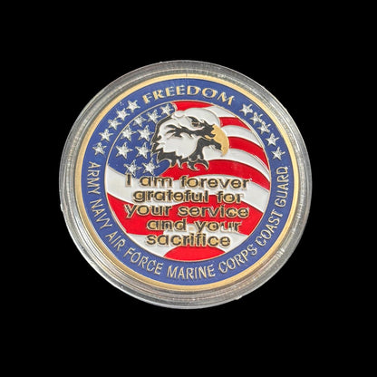 GRATEFUL NATION NEVER FORGET Challenge Coin