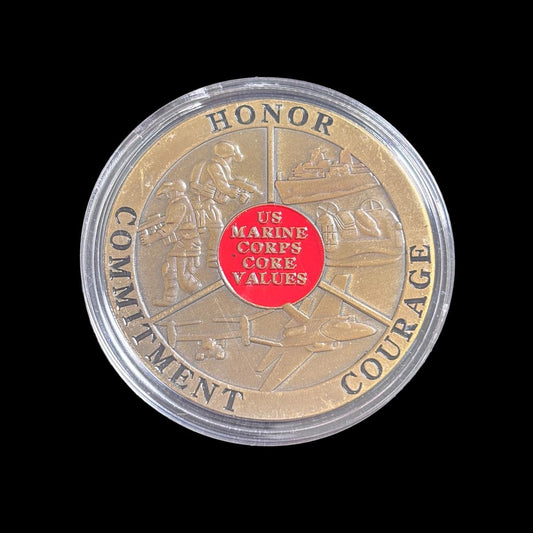 HONOR COURAGE COMMITMENT Challenge Coin