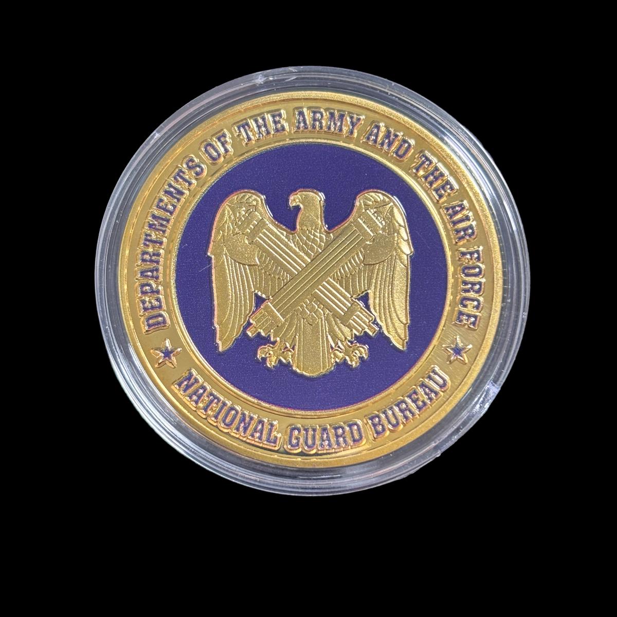 NATIONAL GUARD ALWAYS READY ALWAYS THERE Challenge Coin
