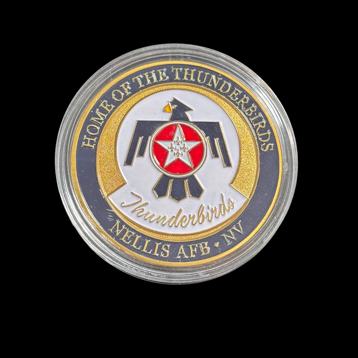 U.S. AIR FORCE HOME OF THE THUNDERBIRDs Challenge Coin