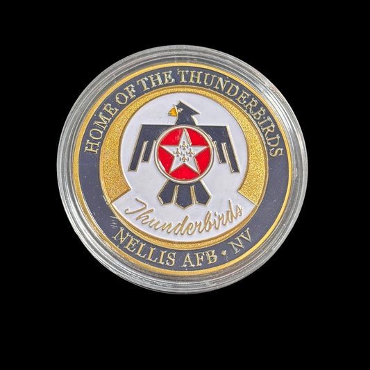 U.S. AIR FORCE HOME OF THE THUNDERBIRDs Challenge Coin