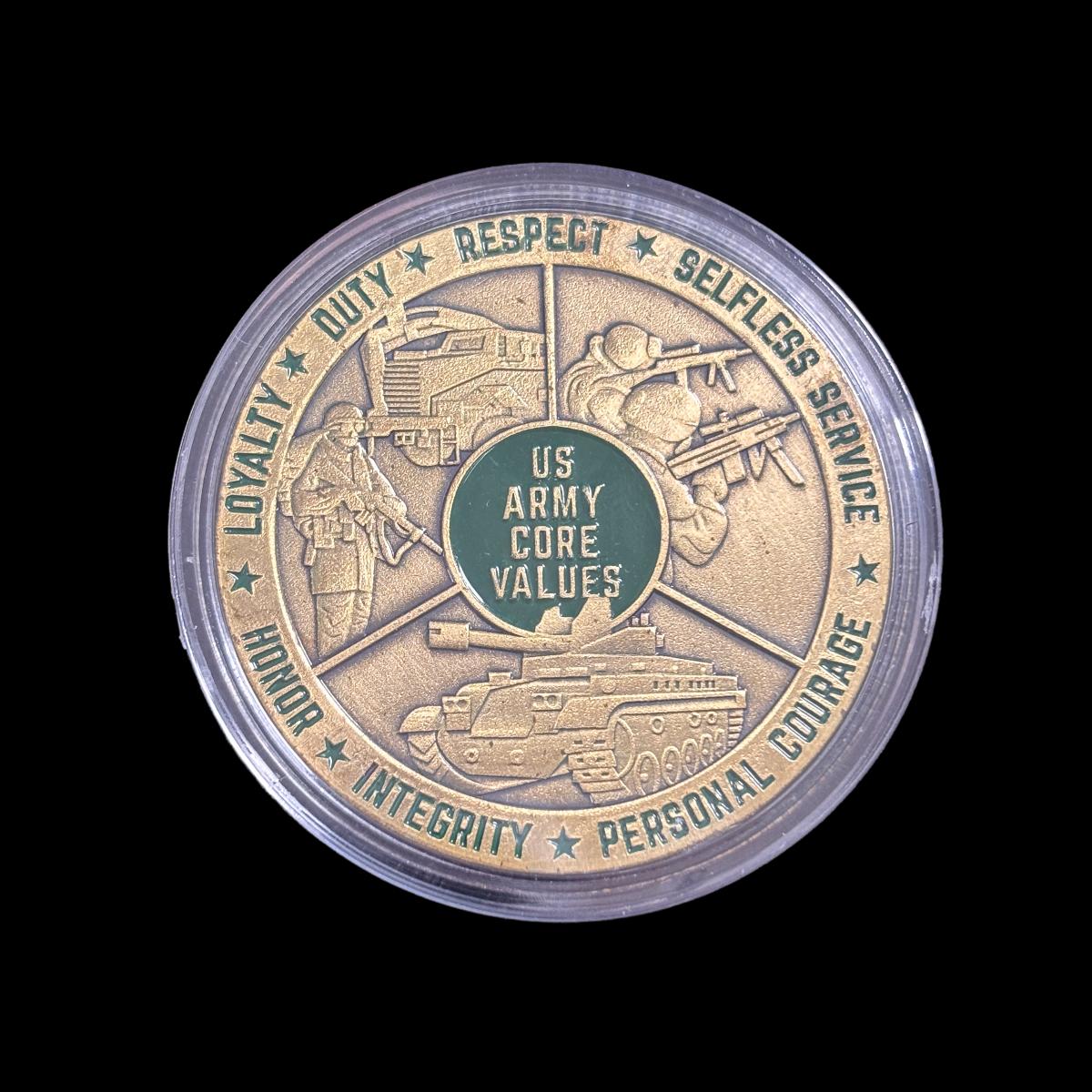 US ARMY CORE VALlEs Challenge Coin – TriumphBadges