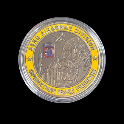82ND AIRBORNE DIVISION OPERATION IRAQI FREEDOM Challenge Coin