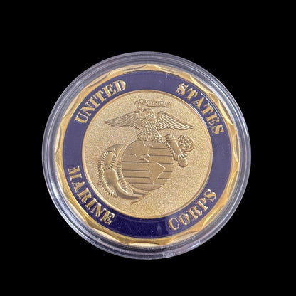 U.S. MARINE CORPS 2ND MARINE DICISION Challenge Coin