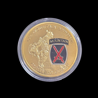 U.S.ARMY 10TH MOUNTAIN DIVISION Challenge Coin