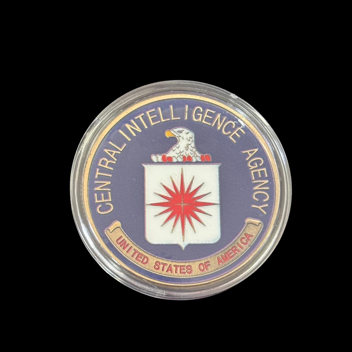 US CIA PATRON SAINT OF LAW ENFORCEMENT Challenge Coin