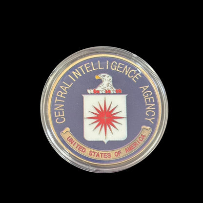 US CIA PATRON SAINT OF LAW ENFORCEMENT Challenge Coin