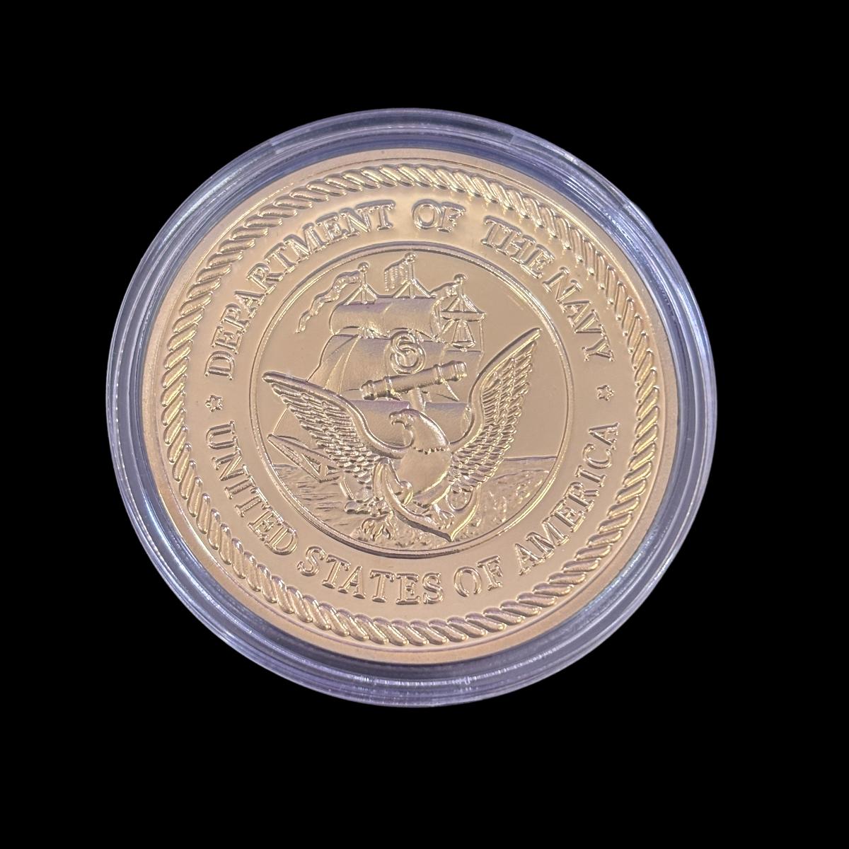 U.S. DEPT. OF THE NAVY Challenge Coin 1