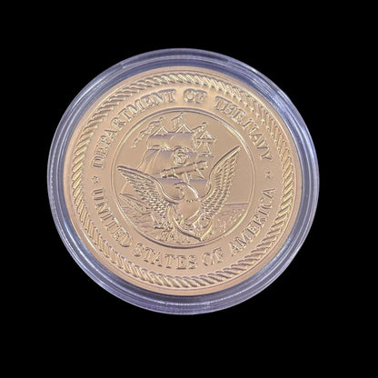 U.S. DEPT. OF THE NAVY Challenge Coin 1
