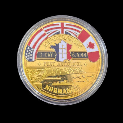 ARROMAN CHES D-DAY 6.6.44 NORMANDlE Challenge Coin