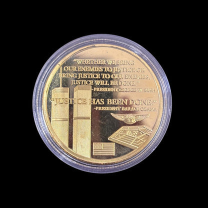 YOU CAN RUN BUT YOU CANNOT HIDE Challenge Coin