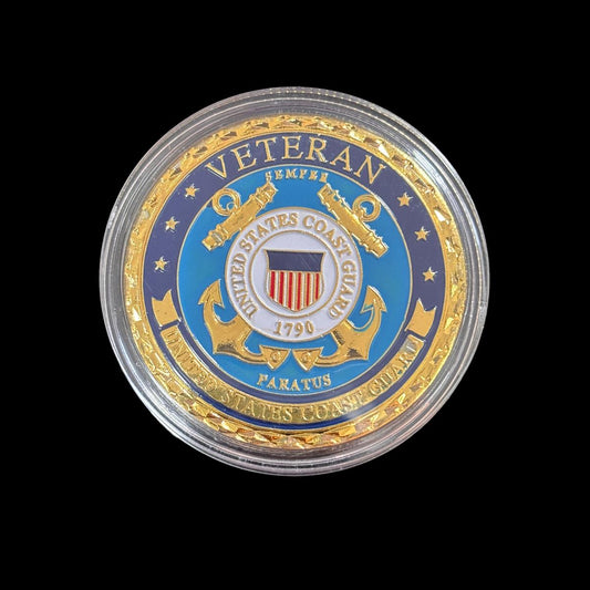 U.S. COAST GUARD VETERAN Challenge Coin