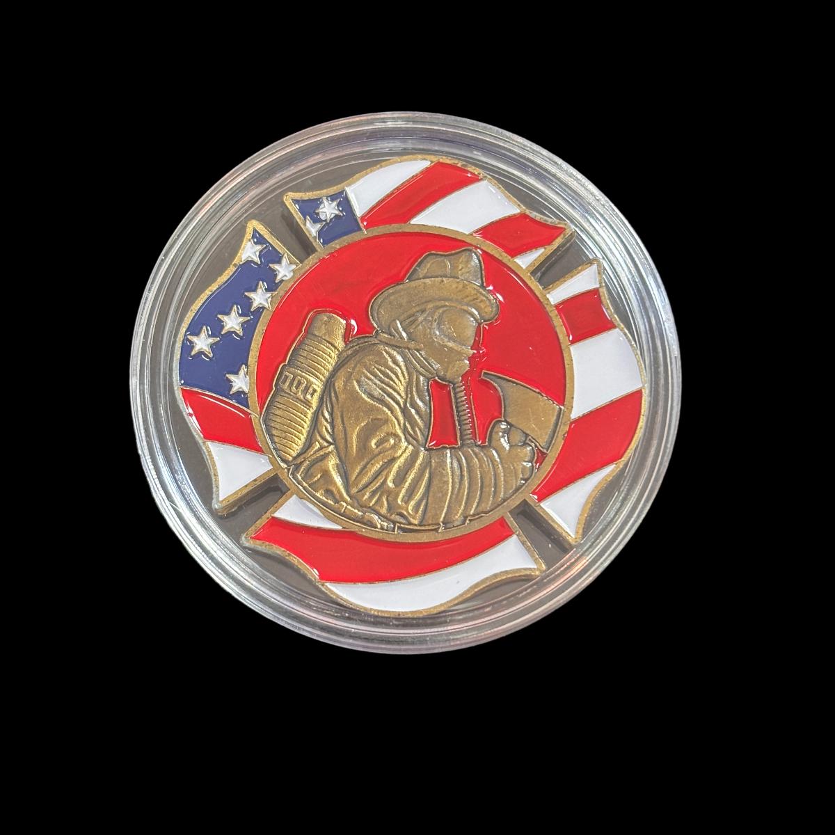FIRE RESCUE Challenge Coin – TriumphBadges