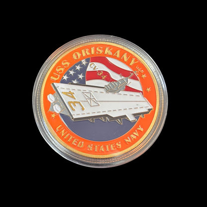 US NAVY USS ORISKANY Challenge Coin