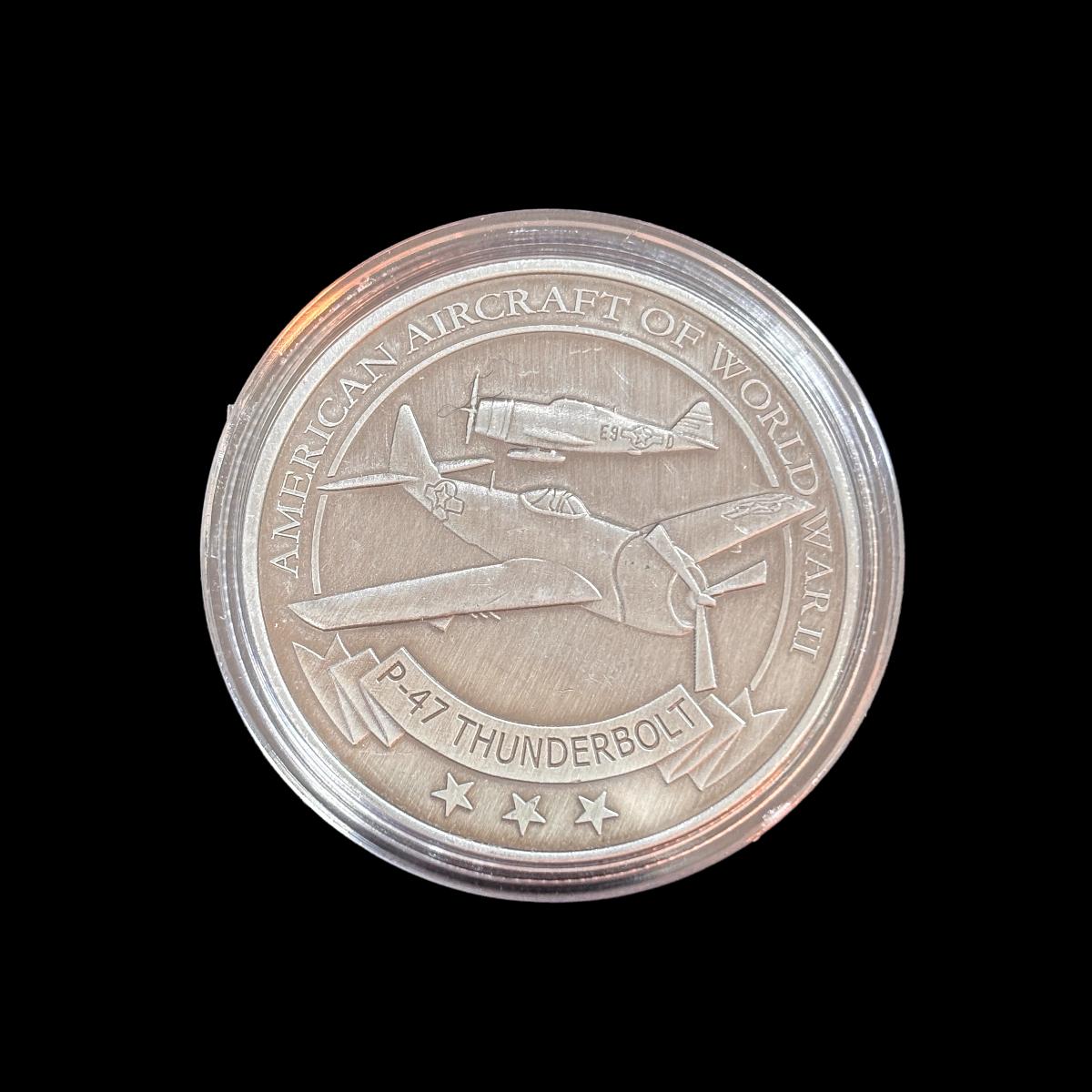 US AIR FORCE P-47 THUNDERBOLT Challenge Coin