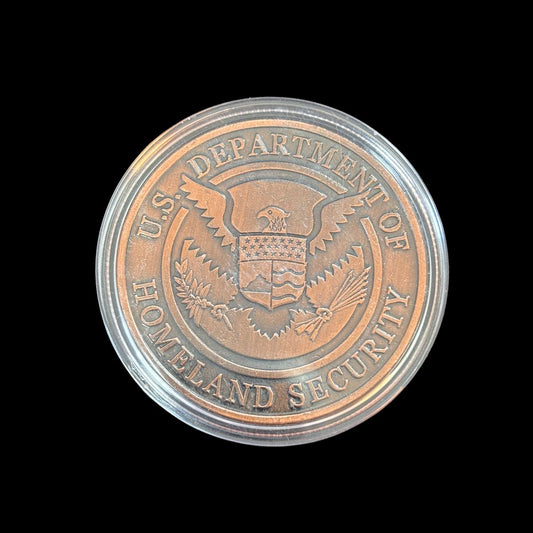 U.S. DEPT. OF HOMELAND SECURITY CBP BORDER PATROL Challenge Coin