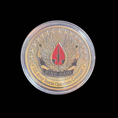 U.S. ARMY SPECIAL OPERATIONS COMMAND SINE PARl Challenge Coin