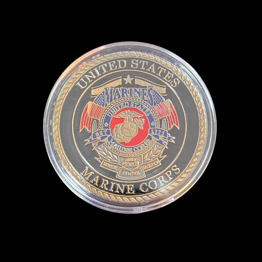 US MARINE CORPS RELEASE THE DOGS OF WAR Challenge Coin