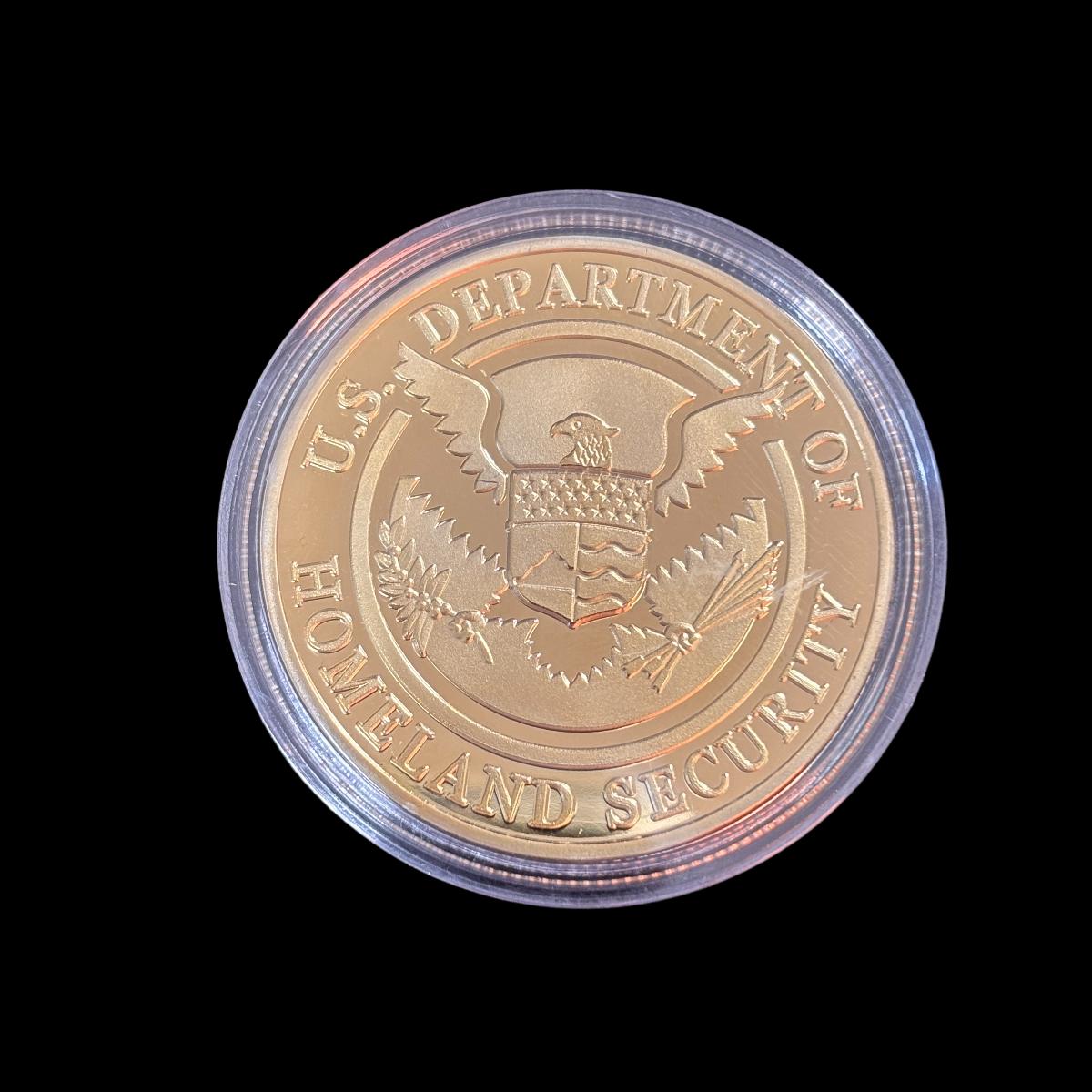 U.S. DEPT. OF HOMELAND SECURITY CBP BORDER PATROL Challenge Coin