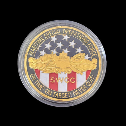 U.S. DEPT. OF THE NAVY SWCc Challenge Coin