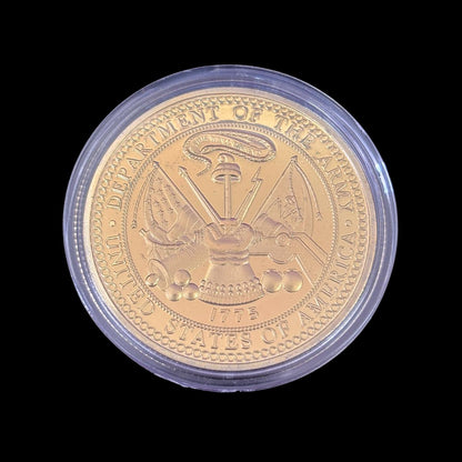 U.S. DEPT. OF THE ARMY 2ND INFANTRY DIVISION SECOND TO NONE Challenge Coin