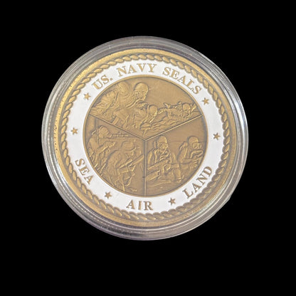 US. NAVY SEALS NAVAL SPECIAL WARFARE COMMAND Challenge Coin