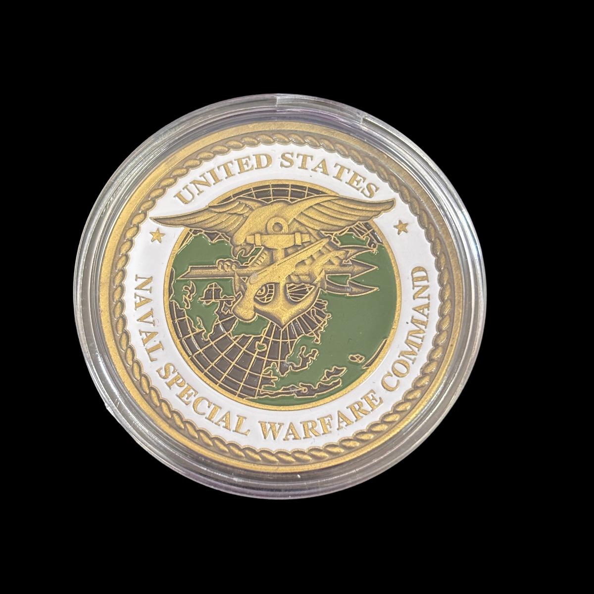 US. NAVY SEALS NAVAL SPECIAL WARFARE COMMAND Challenge Coin