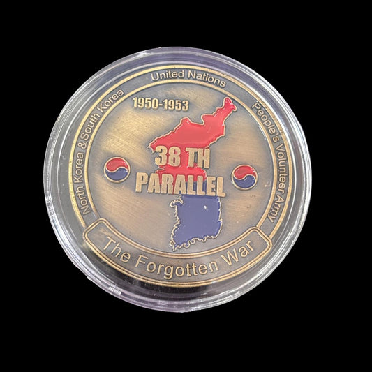 THE FORGOTTEN WAR 38TH PARALLEL F-86 Challenge Coin