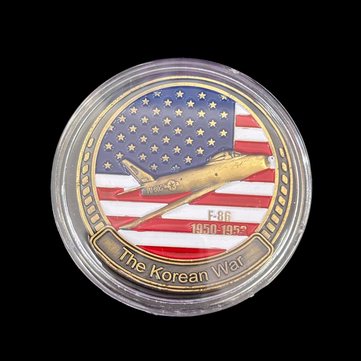 THE FORGOTTEN WAR 38TH PARALLEL F-86 Challenge Coin