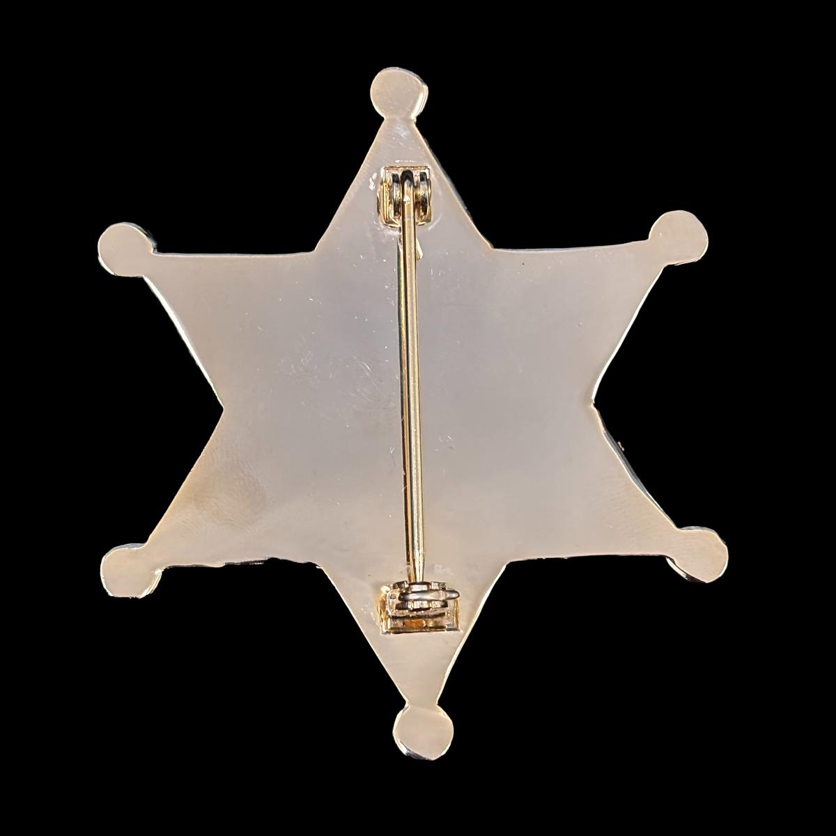 U.S. OFFICE OF JUSTICE PROGRAMS 777 BADGE Replica Movie Props