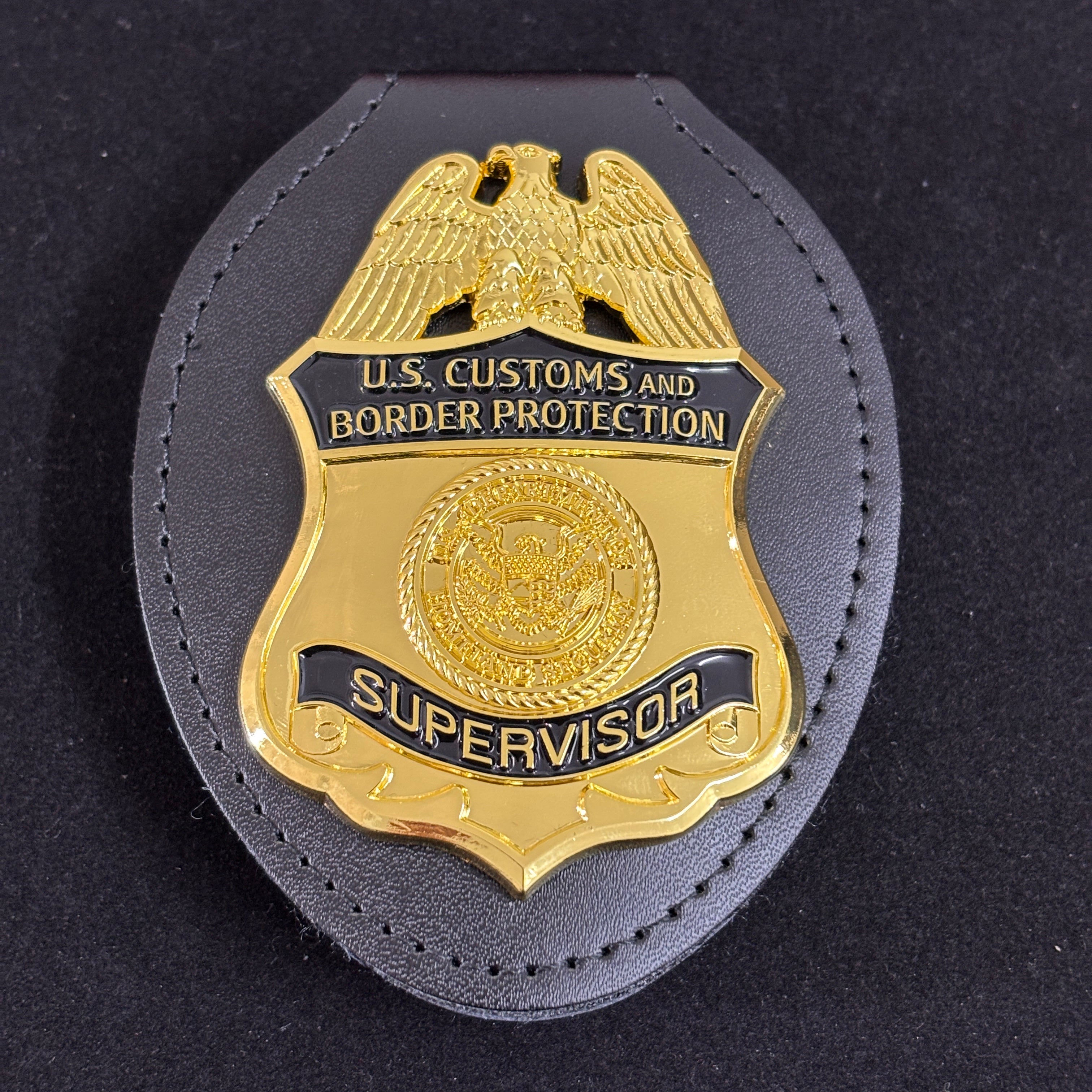 US CBP Supervisor Badge Replica Movie Props